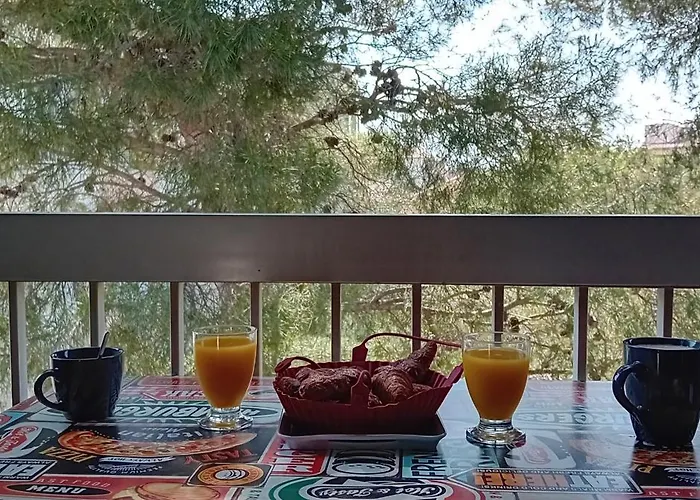 Climatise Avec Parking Prive Dans Les Hautes Vignes Lägenhet